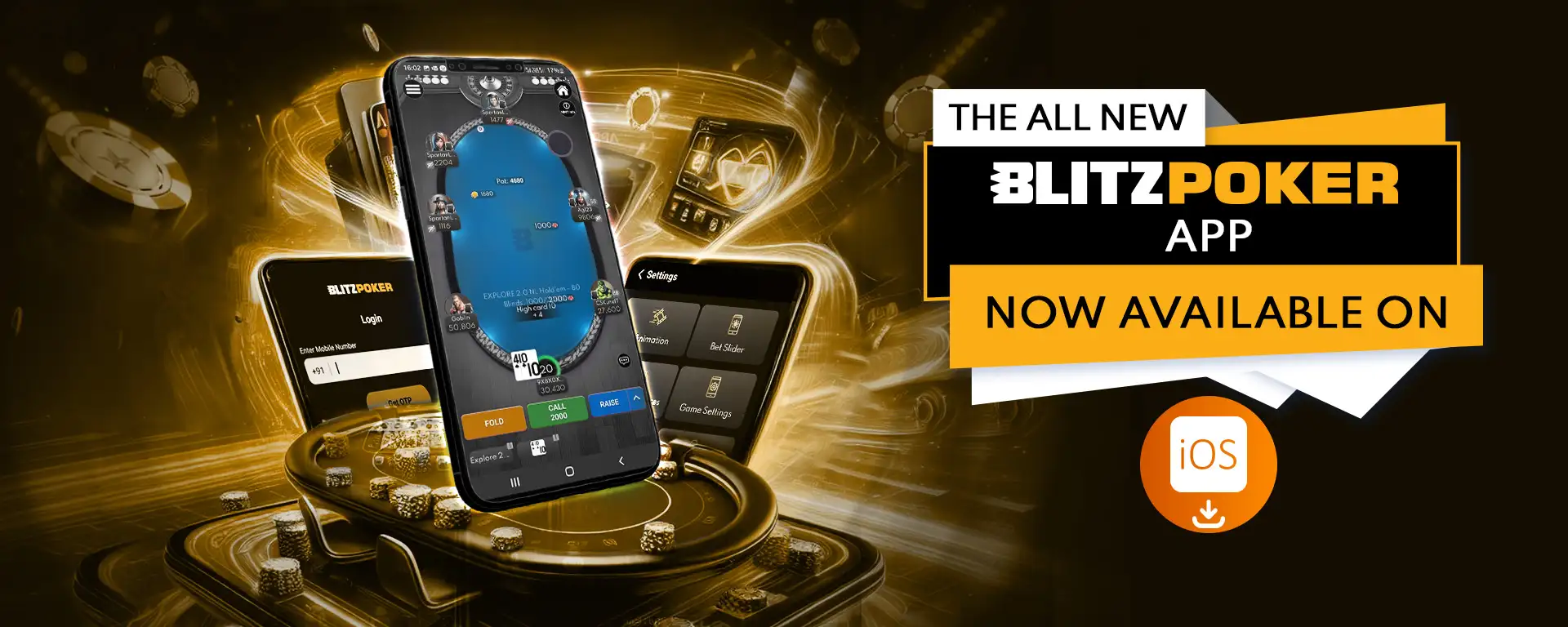 All-New BLITZPOKER App iOS