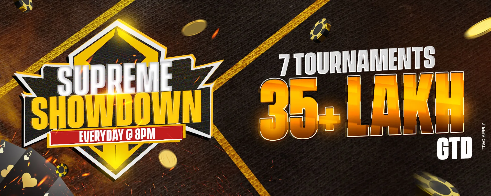 Supreme Showdown Tournaments: Your Ultimate Evening Poker Face-off